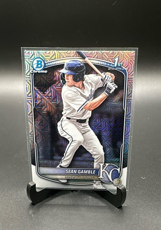 Sean Gamble 2025 Bowman Draft Chrome Mojo Refractor #BDC-178