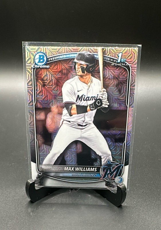 Max Williams 2025 Bowman Draft Chrome Mojo Refractor #BDC-68