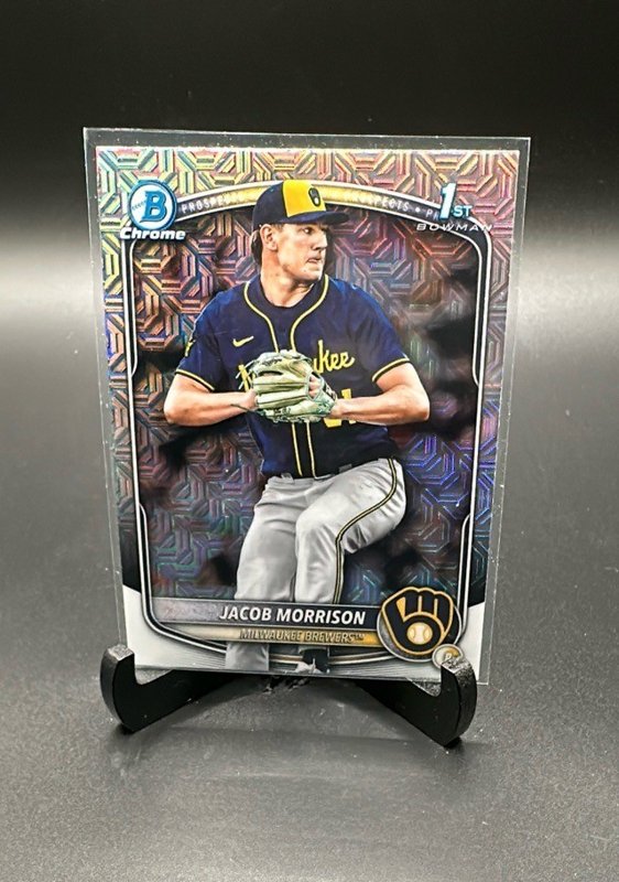 Jacob Morrison 2025 Bowman Draft Chrome Mojo Refractor #BDC-42