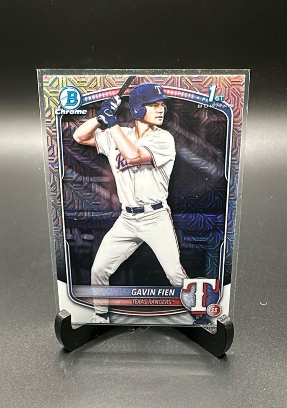Gavin Fien 2025 Bowman Draft Chrome Mojo Refractor #BDC-15