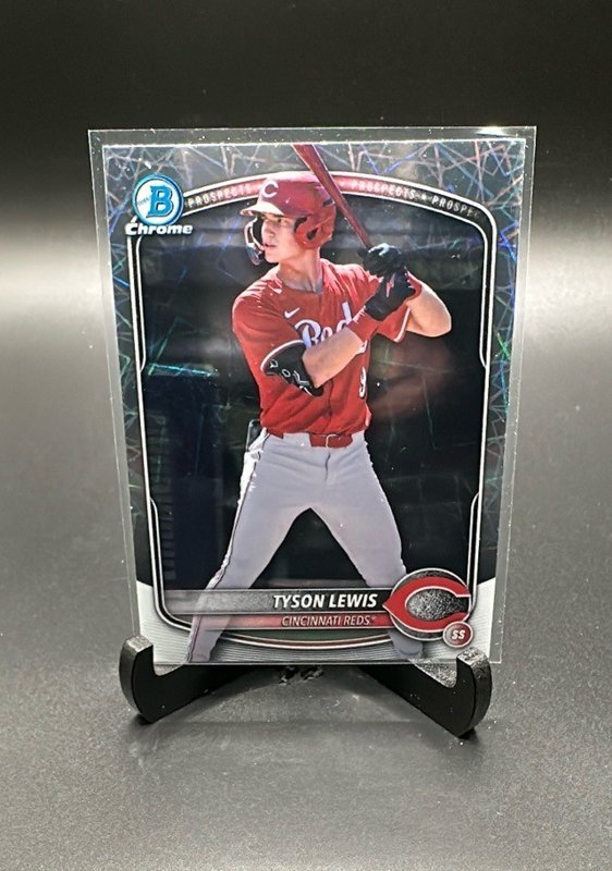 Tyson Lewis 2025 Bowman Draft Chrome Laser Refractor #BDC-32