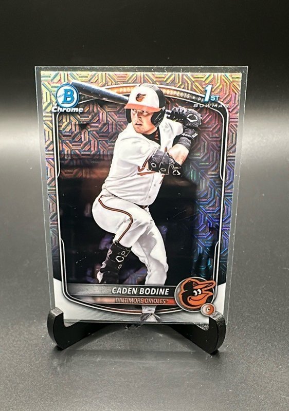 Caden Bodine 2025 Bowman Draft Chrome Mojo Refractor #BDC-63
