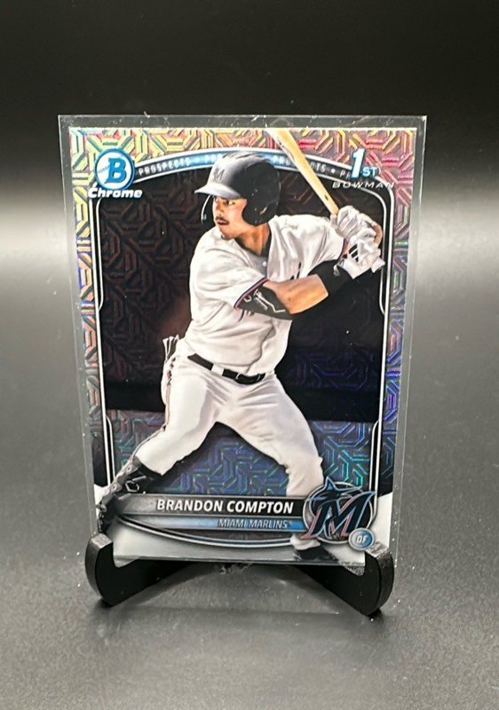 Brandon Compton 2025 Bowman Draft Chrome Mojo Refractor #BDC-64