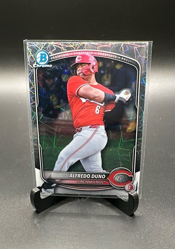 Alfredo Duno 2025 Bowman Draft Chrome Laser Refractor #BDC-133