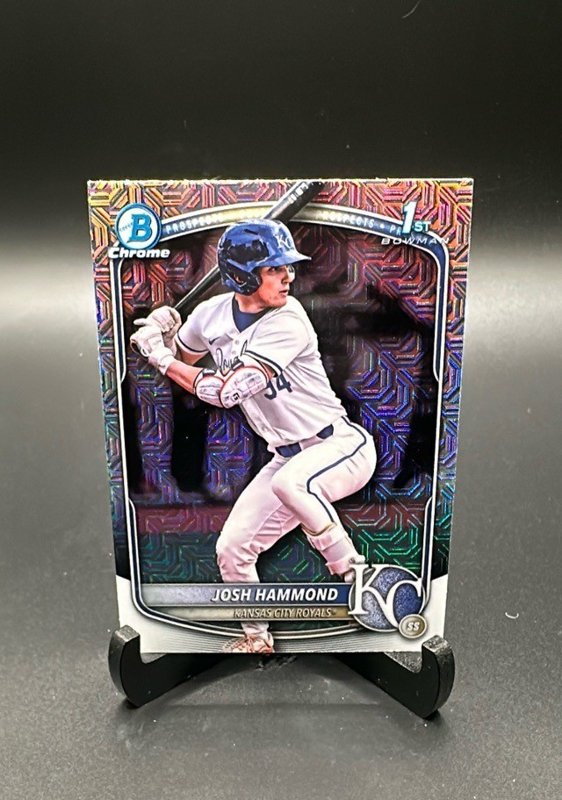 Josh Hammond 2025 Bowman Draft Chrome Mojo Refractor #BDC-185