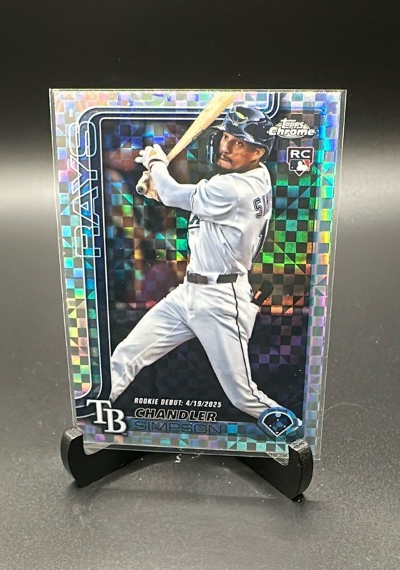 Chandler Simpson 2025 Topps Chrome Update X-Fractors #USC17