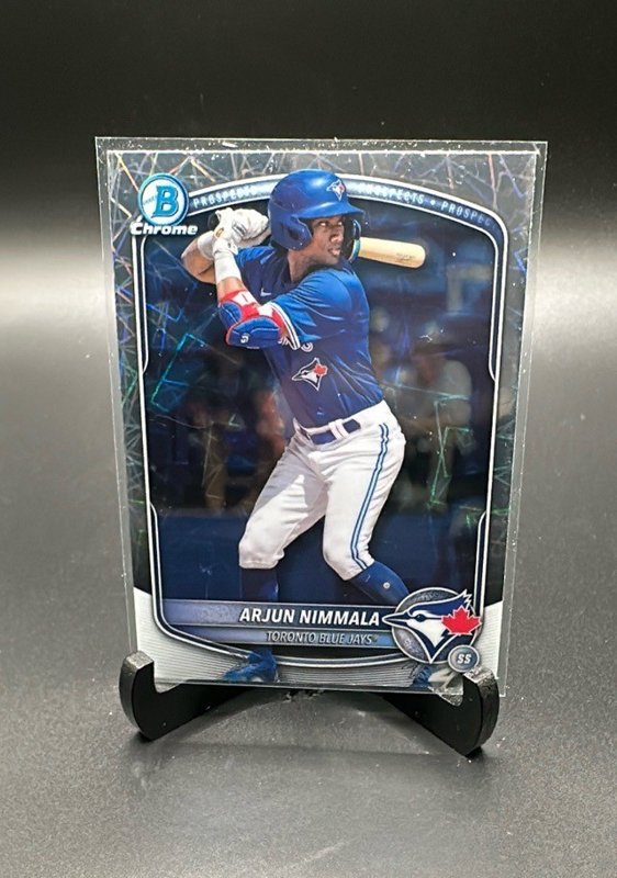 Arjun Nimmala 2025 Bowman Draft Chrome Laser Refractor #BDC-35