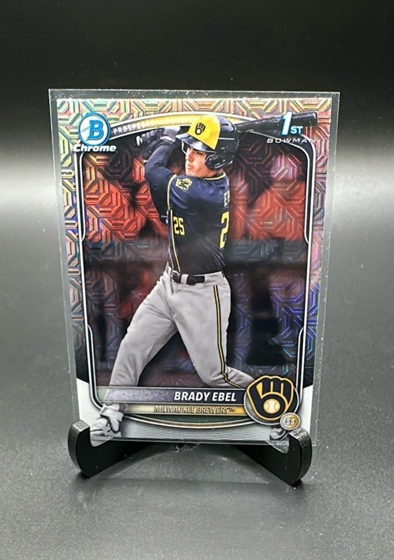 Brady Ebel 2025 Bowman Draft Chrome Mojo Refractor #BDC-194