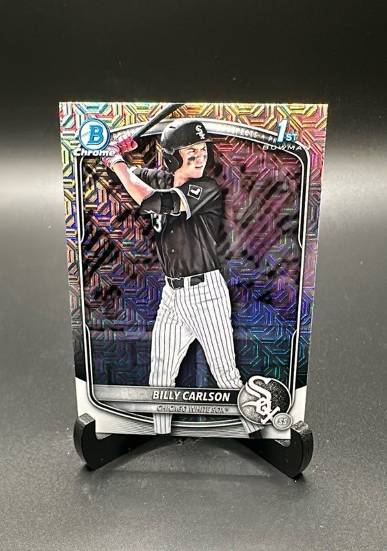 Billy Carlson 2025 Bowman Draft Chrome Mojo Refractor #BDC-10