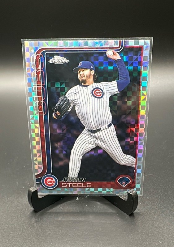 Justin Steele 2025 Topps Chrome Update X-Fractors #USC3