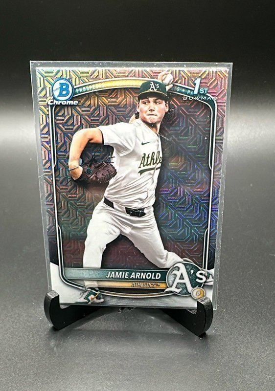 Jamie Arnold 2025 Bowman Draft Chrome Mojo Refractor #BDC-30