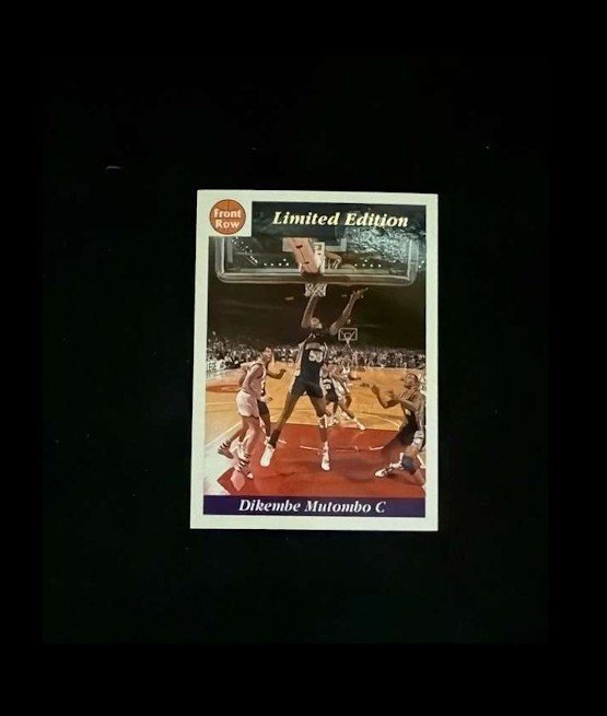 Dikembe Mutombo 1991-92 Front Row Limited Edition #3 RC