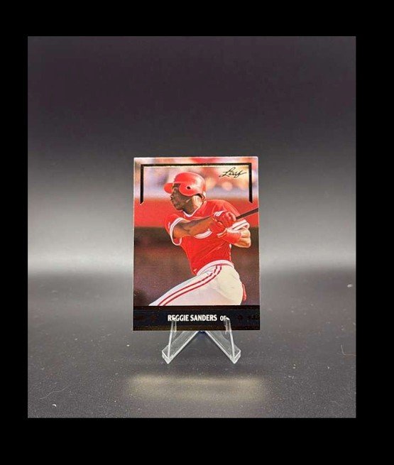 1991 Leaf - Gold Leaf Rookies Reggie Sanders #BC10