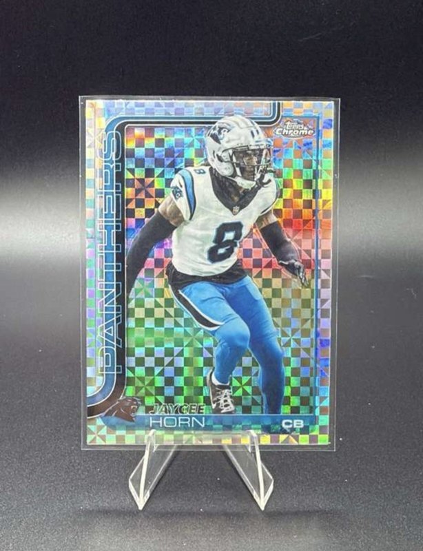 2025 Topps Chrome - Jaycee Horn #41 X-Fractor