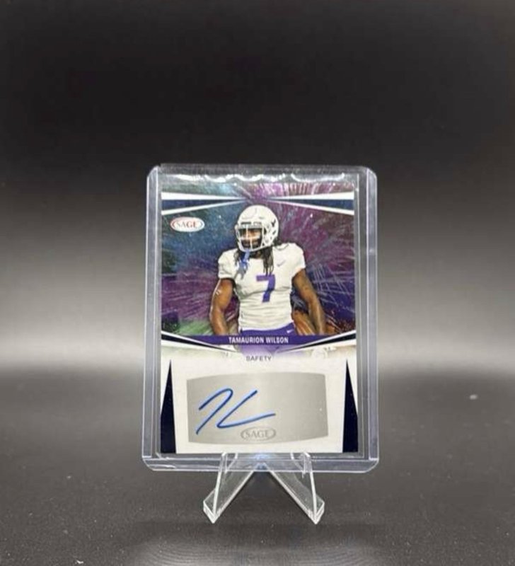 Tamurion Wilson 2025 Sage High Series Rookie Auto of RC Auto