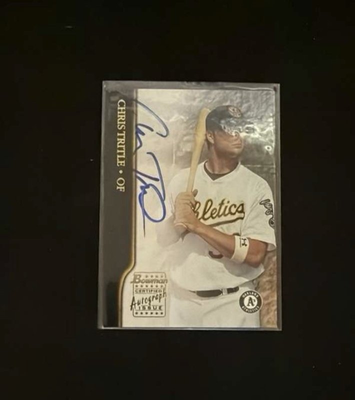 Chris Tritle 2002 Bowman Auto #BA-CT Auto