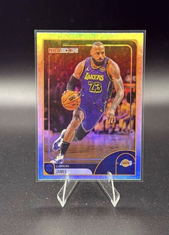 LeBron James 2026 Panini Hoops Holo Foil