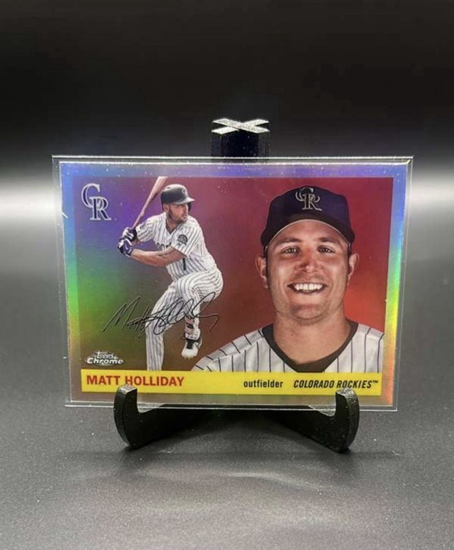 Matt Holiday 2025 Topps Chrome Platinum Anniversary #472 Refractor Parallel