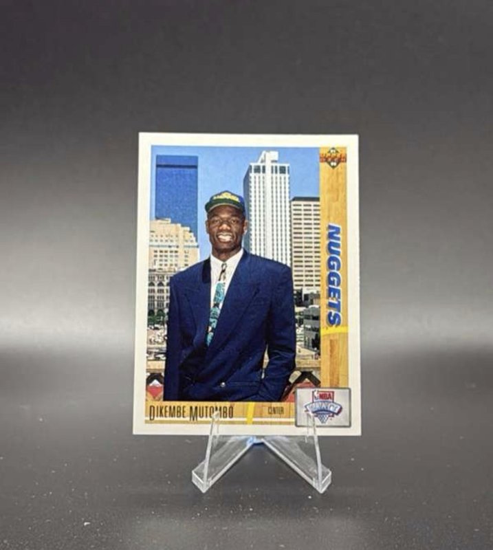 Dikembe Mutombo 1991-92 Upper Deck - Draft Pick #3 RC