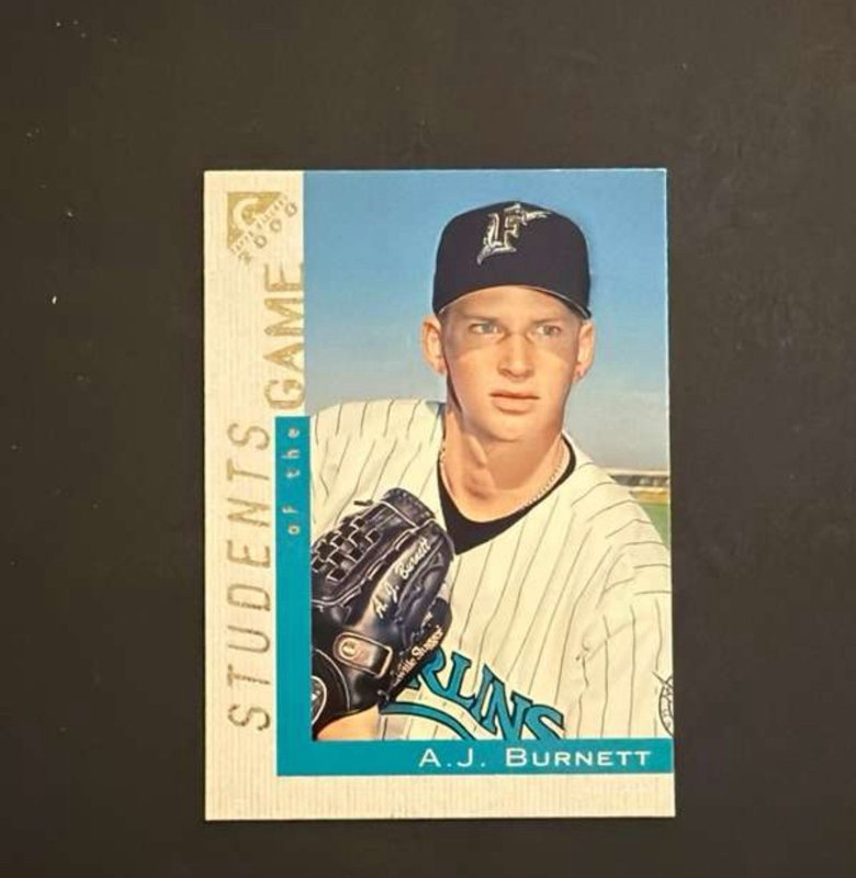 A.J. Burnett 2000 Topps Gallery - Students of the Game #127