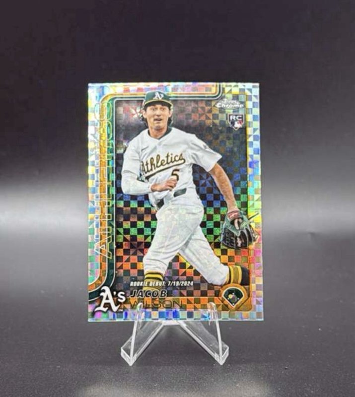 Jacob Wilson 2025 Topps Chrome Update #USC150 XFractor RC