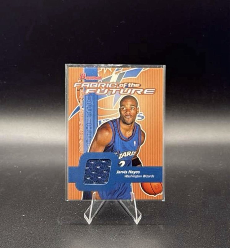 Jarvis Hayes 2003-04 Bowman Rookies & Stars - Fabric of the Future #FF-JH RC Relic