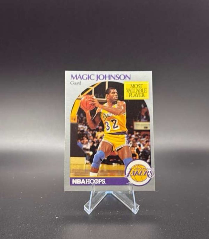 1990 Hoops #157 Magic Johnson  MVP