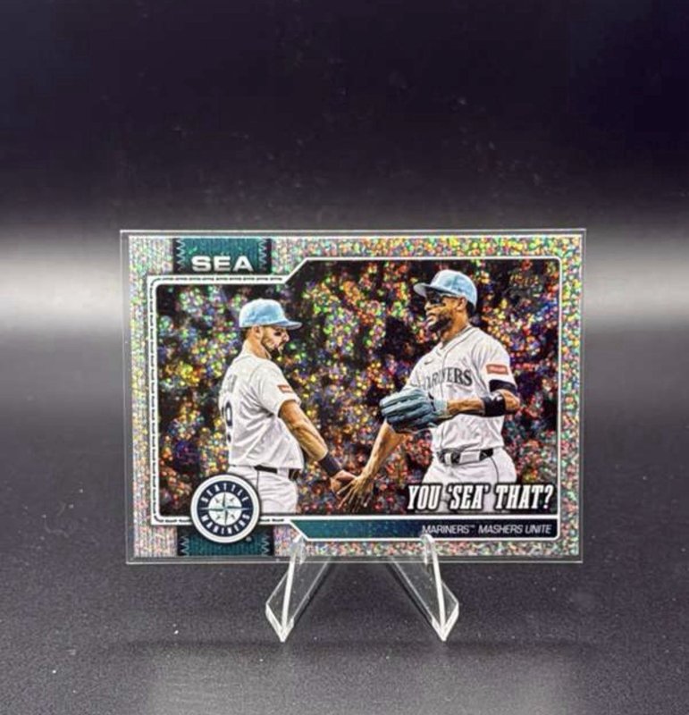 2026 Topps Series 1 #168 You Sea That? Raleigh Rodriguez CONFETTI SP MARINERS