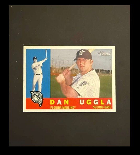 Dan Uggla 2009 Topps Heritage #401