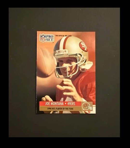Joe Montana 1991 Pro Set - Award Winner #3