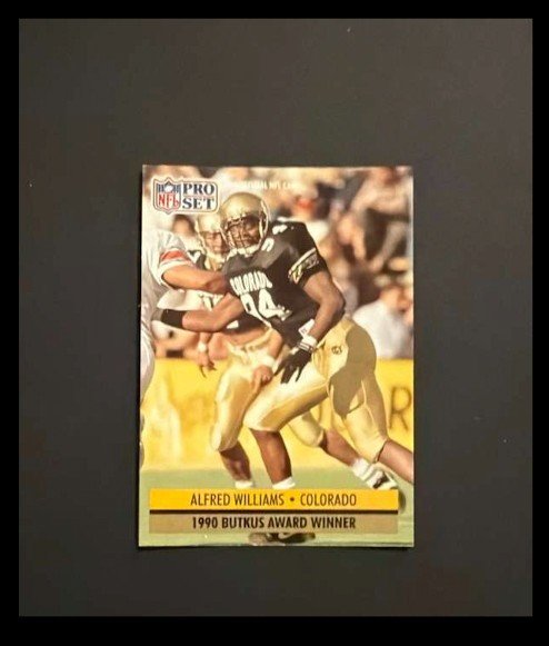 Alfred Williams 1991 Pro Set - Award Winner #35 RC