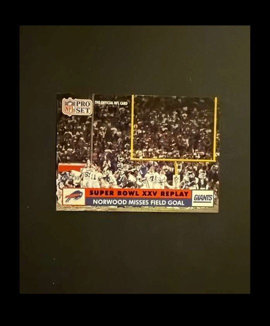 Scott Norwood 1991 Pro Set - Super Bowl XXV Replay #54