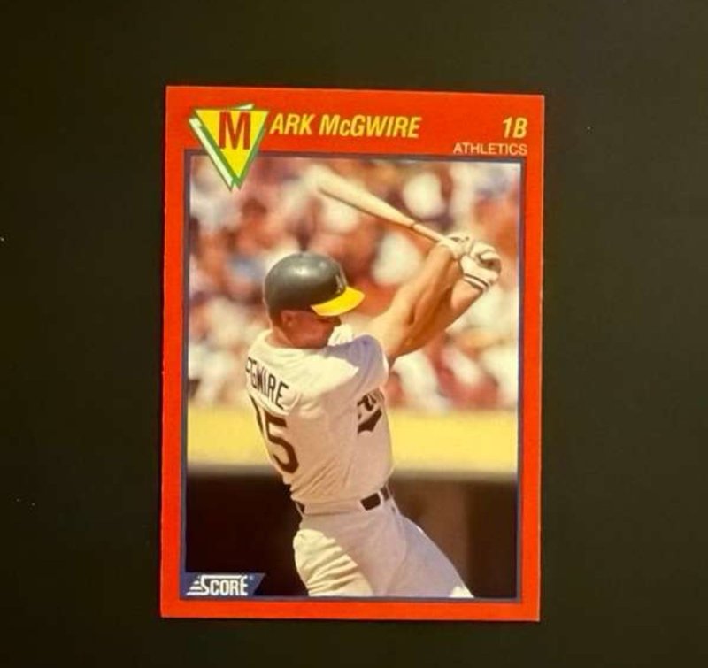 Mark McGwire 1989 Score 100 Hottest Players #25