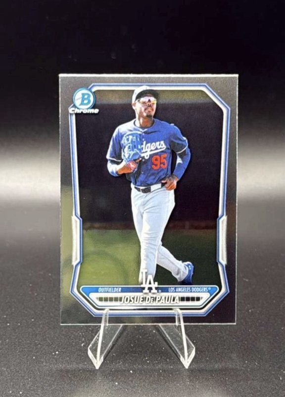 2026 Bowman CHROME Baseball Prospects BCP-83 Josue De Paula, Los Angeles Dodgers