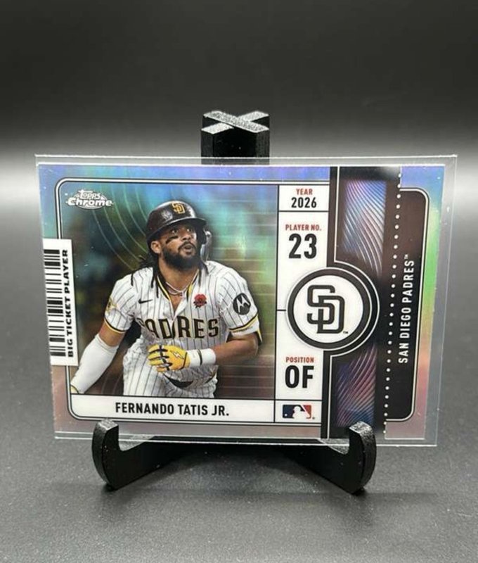 -2026 Topps Chrome Big Ticket Players  Fernando Tatis Jr. Refractor