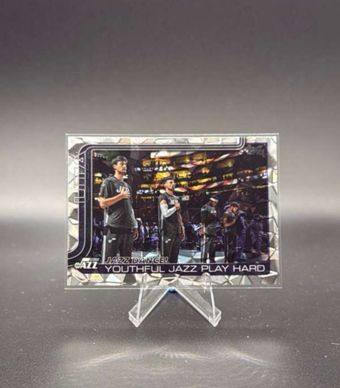 #290 Jazz Dance!: Youthful Jazz Play Hard 2025-26 Topps - Season Tip Off