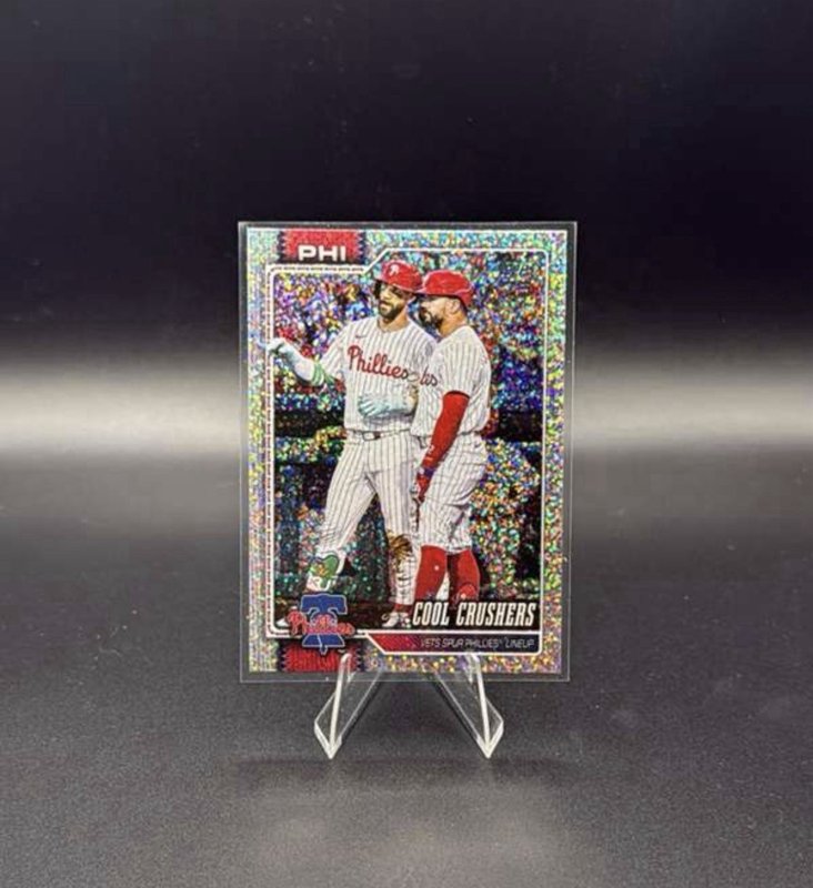 2026 Topps Series 1 Celebration Cool Crushers Harper/Schwarber Confetti Parallel