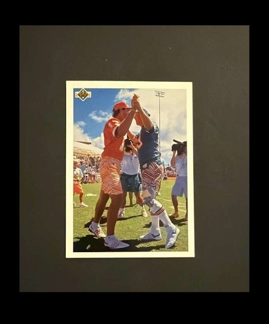 Dan Marino and Steve DeBerg 1991 Upper Deck #450