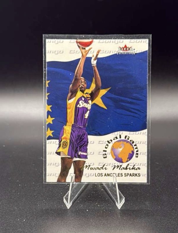 Mwadi Mabika 2001 Fleer Tradition WNBA Global Game #7