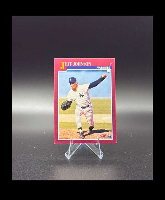 Jeff Johnson 1991 Score Rookie & Traded #110T RC