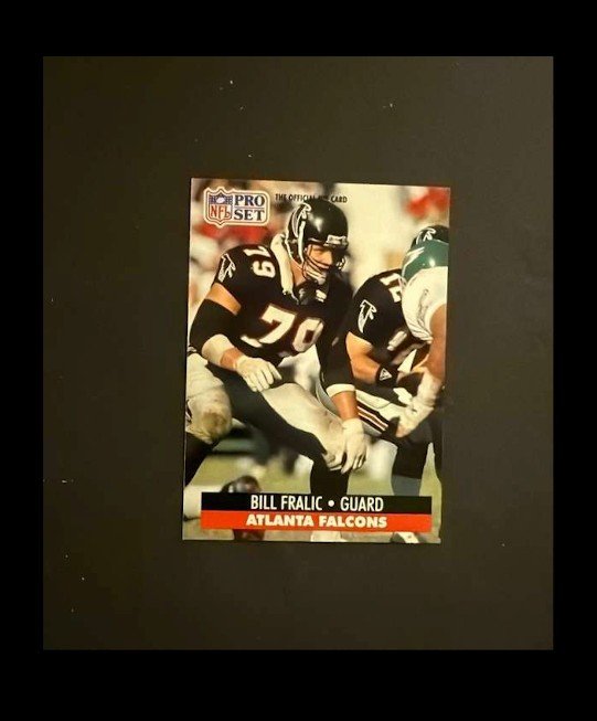 Bill Fralic 1991 Pro Set Spanish #4