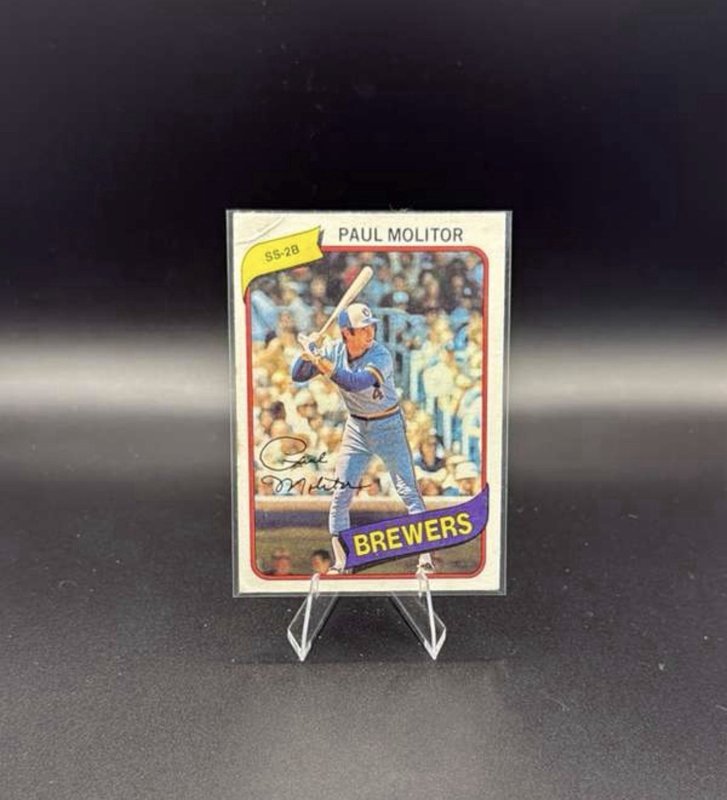 1980 Topps #406 Paul Molitor NRMT+