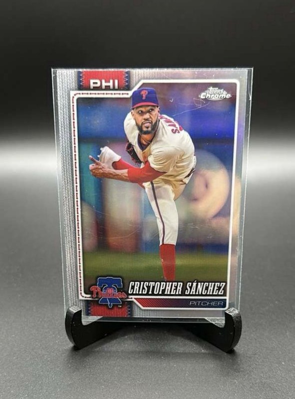 Cristopher Sanchez 2026 Topps Chrome Refractor #270