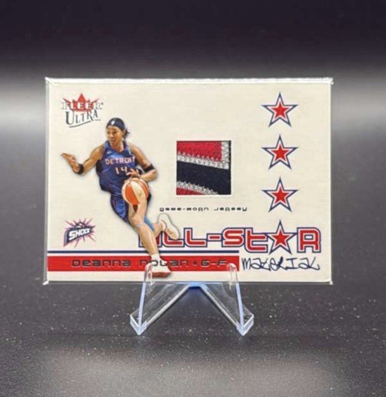 DEANNA NOLAN 2004 Fleer Ultra WNBA All Star Game Worn Jersey Patch #D 62/100