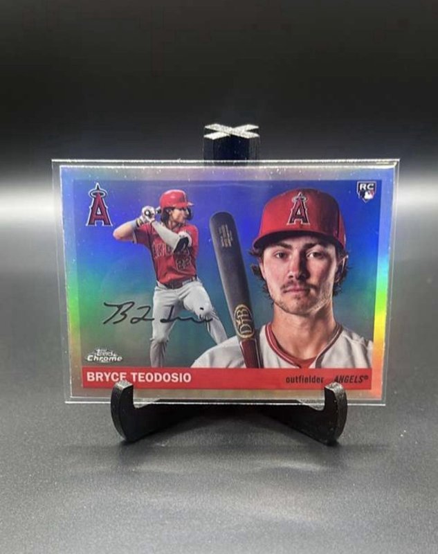 Bryce Teodosio 2025 Topps Chrome Platinum Anniversary Refractor
