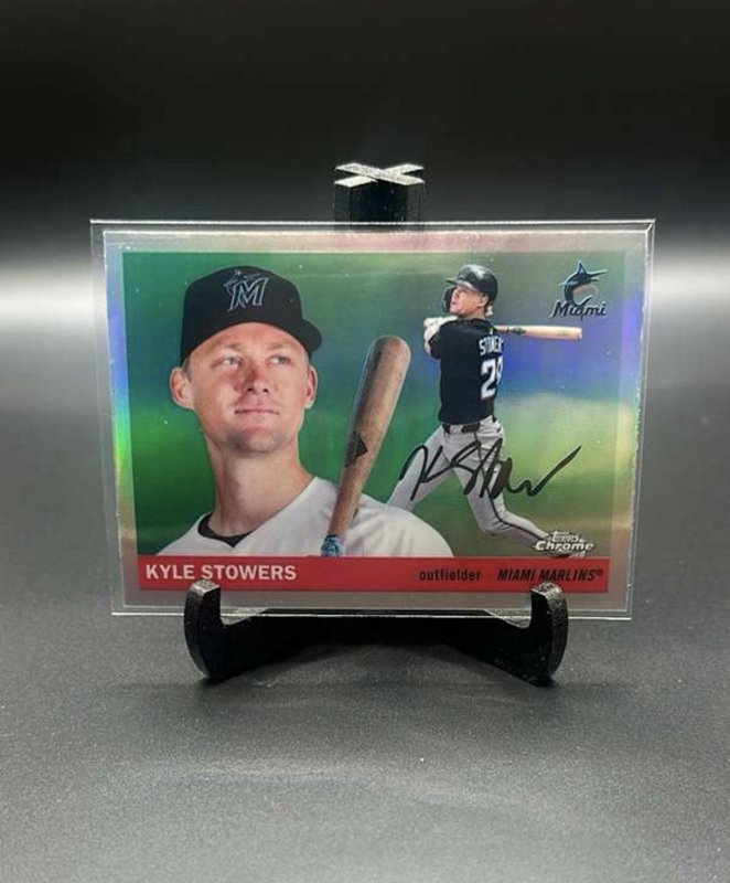 Kyle Stowers 2025 Topps Chrome Platinum Refractor #72