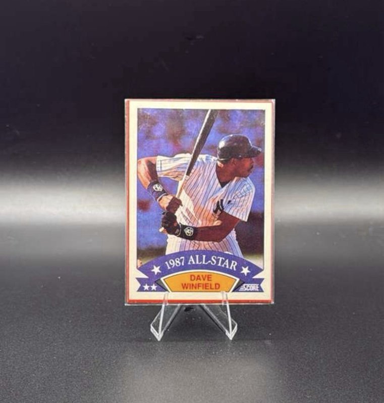 Dave Winfield 1988 Score Box Bottom 1987 All-Star #8