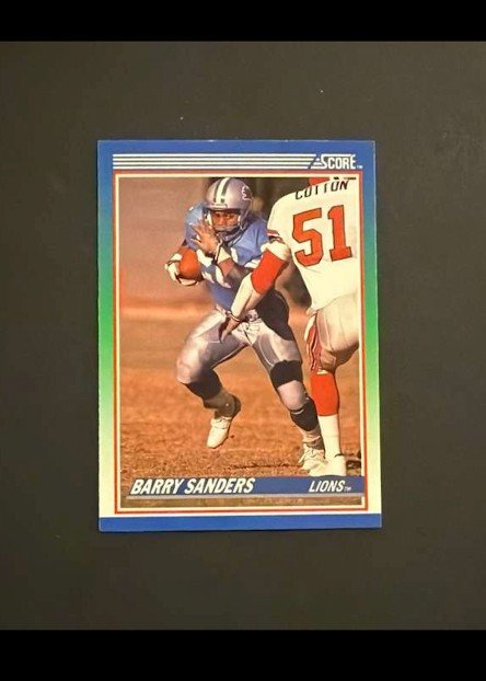Barry Sanders 1990 Score 100 Hottest Players #5