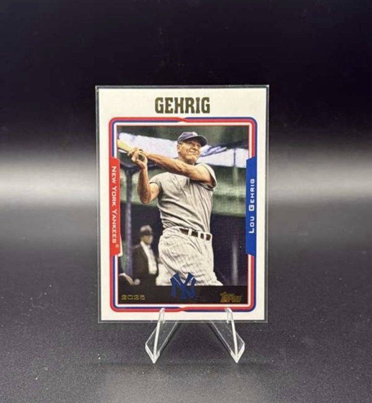 2025 Topps Archives #226 - Lou Gehrig New York Yankees