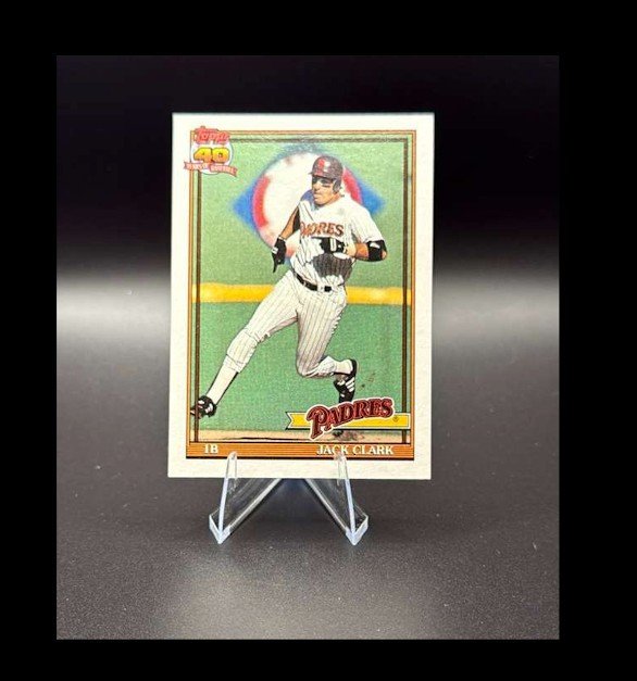 Before Copyright 1991 Topps - Jack Clark A* #650